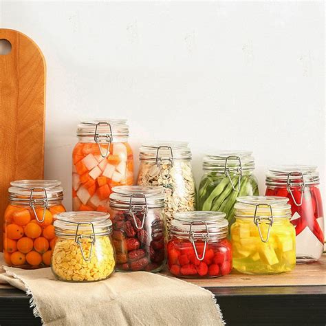 Герметичные банки для хранения продуктов | Банки для хранения, Хранение ...