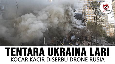 Pasukan Ukraina Lari Kocar Kacir Usai Terdeteksi Drone Serang Rusia