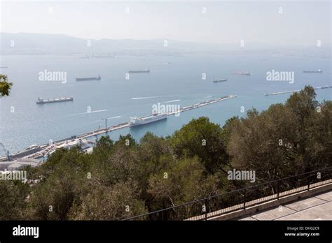 View from the rock of Gibraltar Stock Photo - Alamy