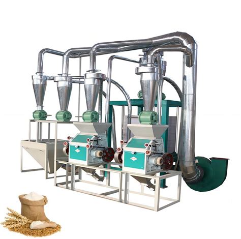 Small Scale Tpd Flour Milling Machine For Maize Corn Grinding