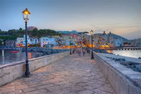 Ischia Italy May Seaside View Of Porto D Ischia Town