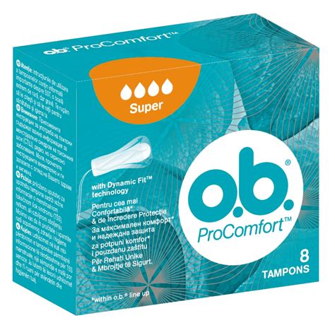 Тампони OB Procomfort Super 8 бр eMAG bg