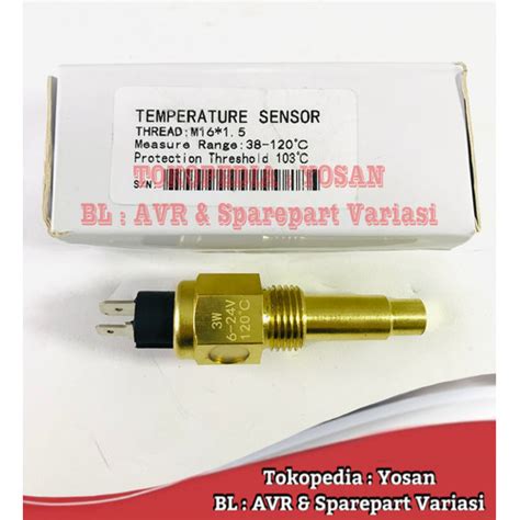 Jual SENSOR SUHU TEMPERATUR AIR VDO DRAT 16MM WATER TEMPERATUR