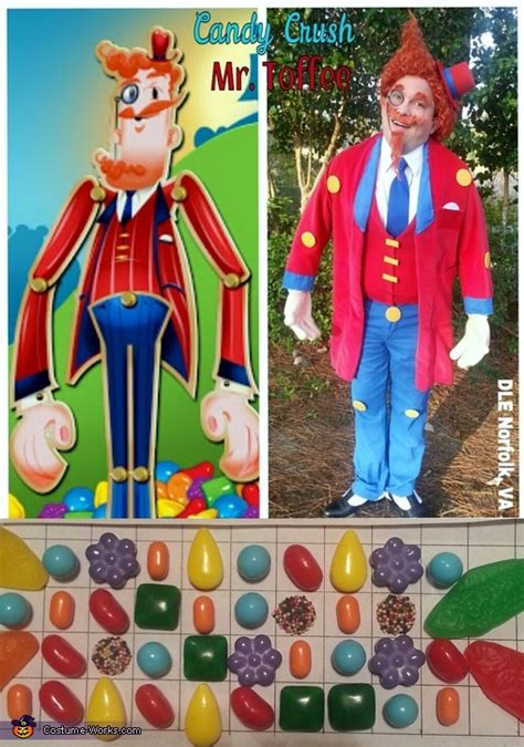 Mr. Toffee with Candy Crush Candy Costume | Creative DIY Ideas - Photo 3/3