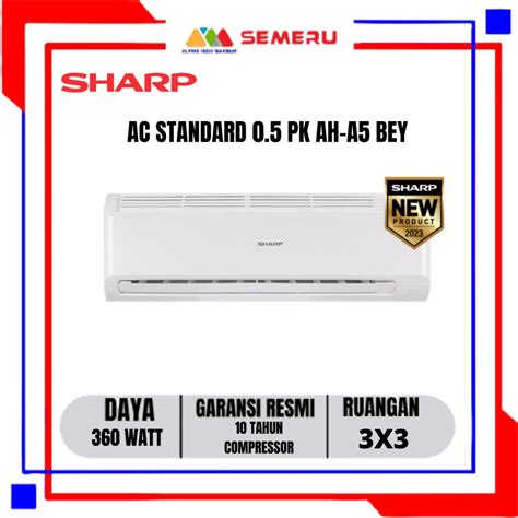 Jual SHARP AC STANDARD 0 5 PK AH A5 BEY 0 75 PK AH A7 BEY DAN 1 PK AH