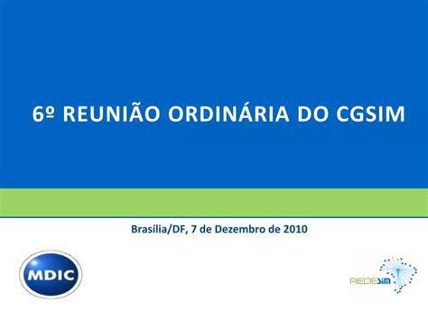 Ppt Reuni O Ordin Ria Do Cgsim Powerpoint Presentation Free