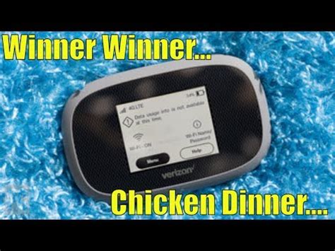 And The Winner Is We Announce The Winner Of A Verizon Jet Pack With A