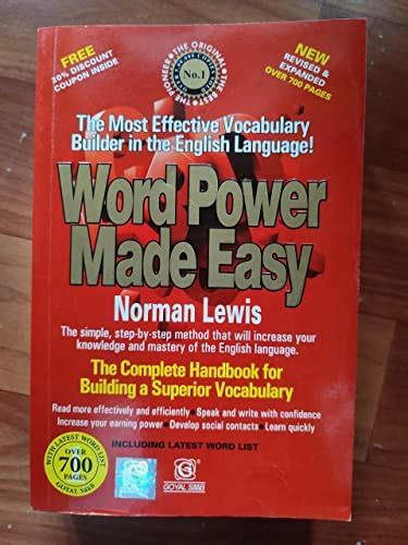 Word Power Made Easy The Complete Handbook For Building A Superior