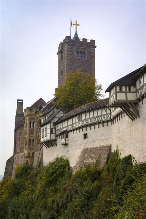 View To the Famous Wartburg Castle, Thuringia Stock Photo - Image of ...