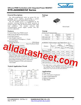 Str A Mz Pdf Sanken Electric