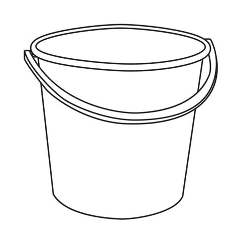 Drawing Of The Plastic Bucket Illustrations, Royalty-Free Vector Graphics & Clip Art - iStock