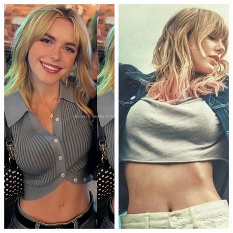 Some Face Some Boobs Some Belly. Best boobs?: Kiernan Shipka vs Taylor