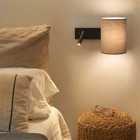 Aplique De Pared Con Lector Led Torso W Luxcambra Lamparas Es