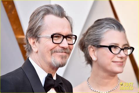 Nominee Gary Oldman And Wife Gisele Schmidt Hit The Red Carpet At Oscars