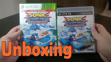 Sonic All Stars Racing Transformed Xbox 360 PS3 UNBOXING YouTube