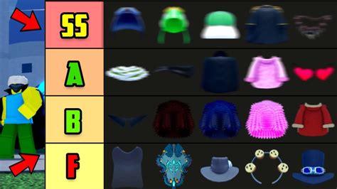 Ranking All Accessories In Blox Fruits Update 20 Tier List Youtube