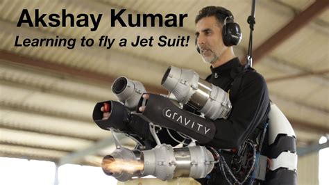 Akshay Kumar Learns To Fly A 1,050 BHP Jet Suit - Video