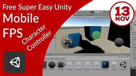 Free Fps Character Controller System For Unity Mobile Game With Virtual