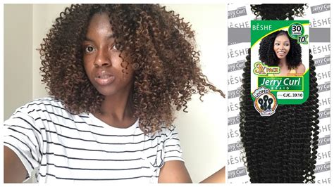 Beshe Jerry Curl Crochet Braids Vlogmas Day 13 Youtube