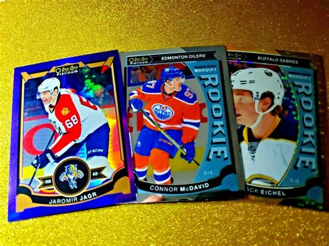 2015 16 O Pee Chee Platinum Retro Marquee Gold Rookie Auto Blue Rainbow