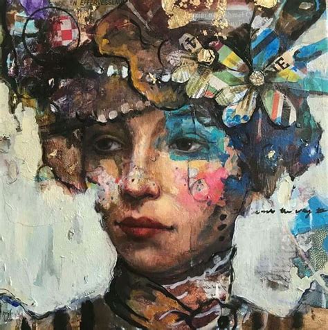 Pin By Joey Visser On A Painting A Day Portrait Art Mixed Media