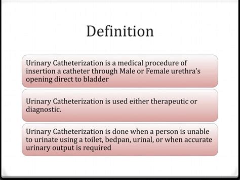 Urinary Catheterization Ppt