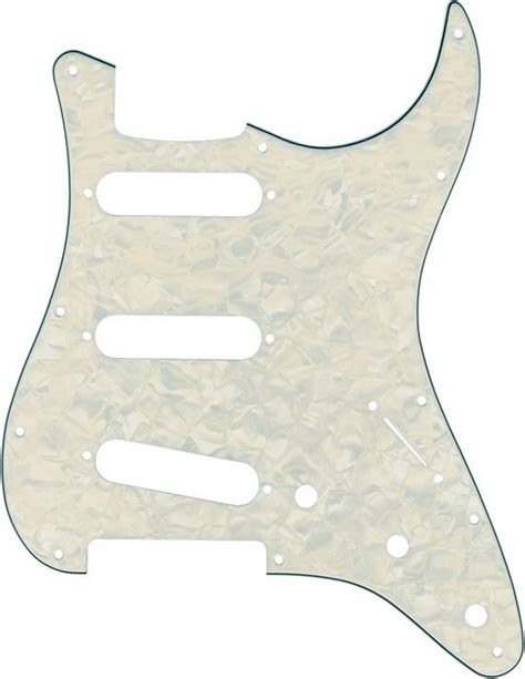 Amazon Fender Stratocaster Ply Hole Pickguard White