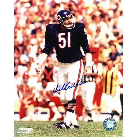 Dick Butkus Signed Chicago Bears 810 Photo Schwartz Sports Memorabilia