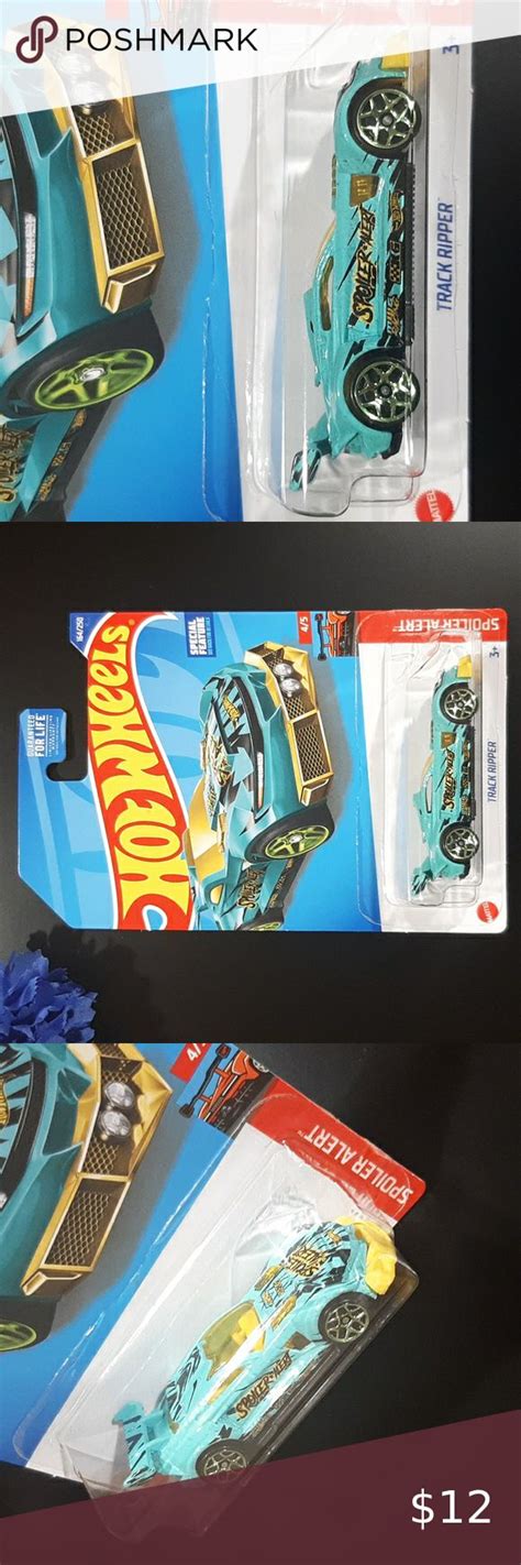 Hot Wheels Track Ripper Spoiler Alert Collection Aquamarine