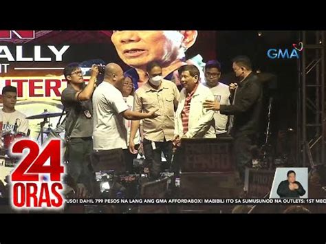 Ex Pres Duterte Bumiyahe Pa Maynila Para Sa Prayer Vigil Ng