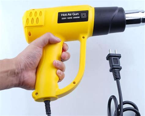 Heat Gun 2000W Hot Air Plastic Sealer Gun Heater Blower Heating Shrink Crafts Dryer 300 600