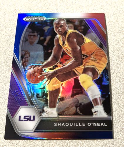 2021 Panini Prizm Draft Red White Blue Prizm 84 Shaquille O Neal LSU