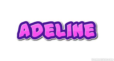 Adeline Logo Free Name Design Tool From Flaming Text