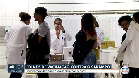 Dia D de vacinação contra Sarampo prioriza vacinação de jovens entre