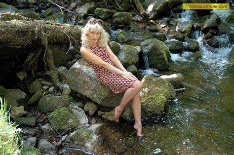 Amateur Babe In Stockings Posing Outdoor Porn Pictures XXX Photos Sex Images PICTOA