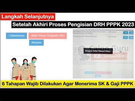 6 Langkah Selanjutnya Setelah Akhiri Proses Pengisian DRH PPPK