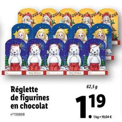 Promo R Glette De Figurines En Chocolat Chez Lidl Icatalogue Fr