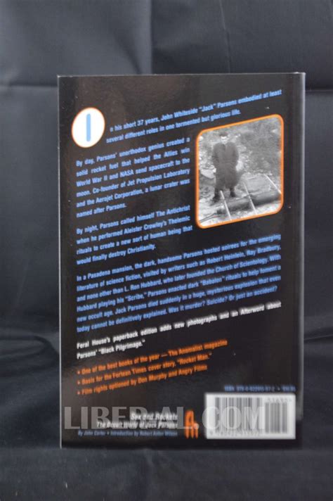 Sex And Rockets The Occult World Of Jack Parsons Liber AL