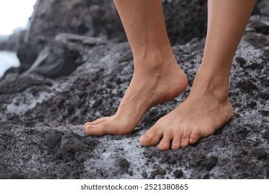 Pair Delicate Naked Female Bare Feet Stock Photo Shutterstock