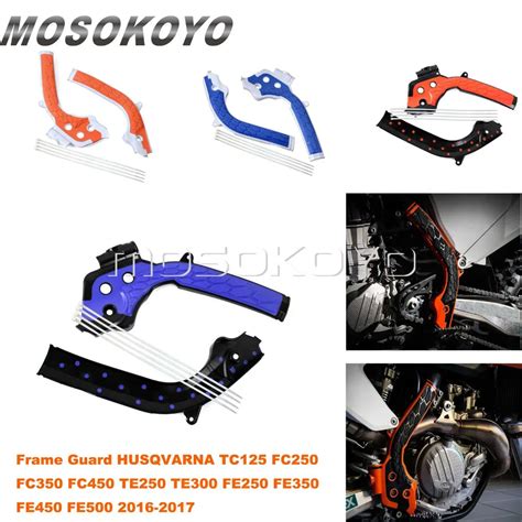 Orange Motorcycle Frame Guard Frame Protection Cover For KTM EXC SX 125