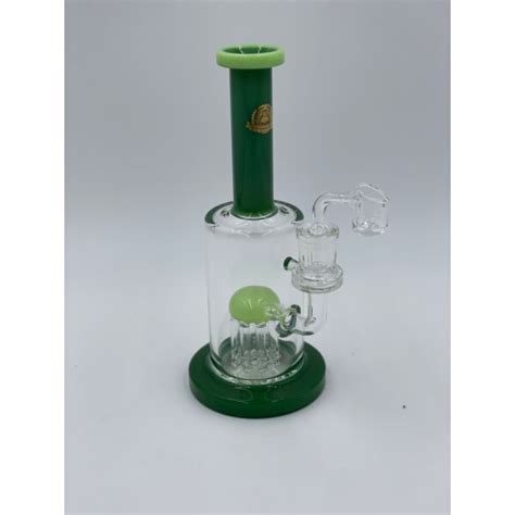 10 Illuminati Glass Full Color Bottom Tree Perc Water Pipe Colors