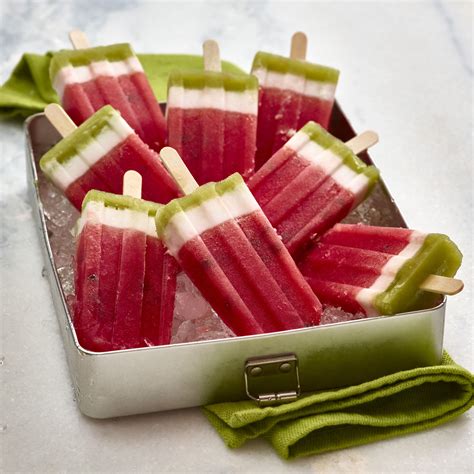 Layered Watermelon Popsicles - Watermelon Board