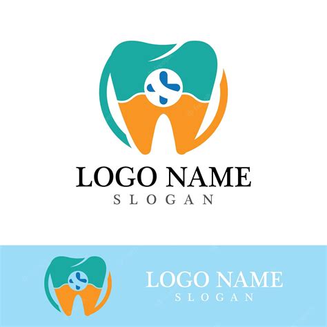 Premium Vector Dental Logo Template Vector Illustration