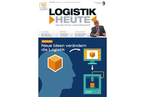 Logistik Heute Ausgabe September Fachmagazin Logistik Heute