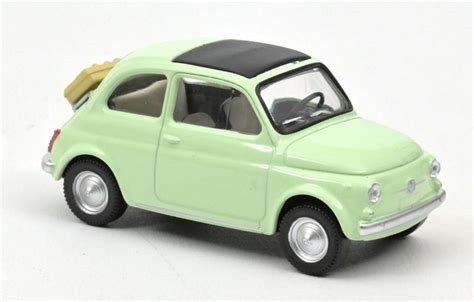 NOREV 771201 Fiat 500 F 1965 Light Green Jet Car 1 43 1 43