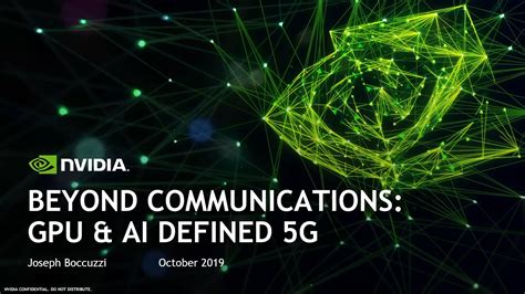 Mwc 2019 Beyond Communications Gpu And Ai Defined 5g Nvidia Developer