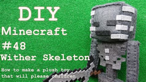 Minecraft Wither Skeleton Plush