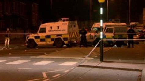 Police Condemn Shooting Of Men In North Belfast Bbc News