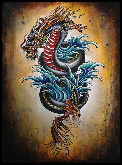 Dragon Flash Painting Dragon Tattoo Designs Japanese Dragon Tattoos