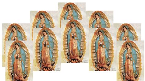 Prayer To Our Lady Of Guadalupe Magnificat Laminated Prayer Cards Pack Of 25 English